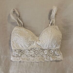 Gilly Hicks Lace Bralette in Cream